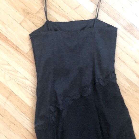 BCBG Silk Black Sexy Leg Slit XS Dress - Picture 11 of 12